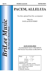 Pacem, Alleluia Two-Part choral sheet music cover